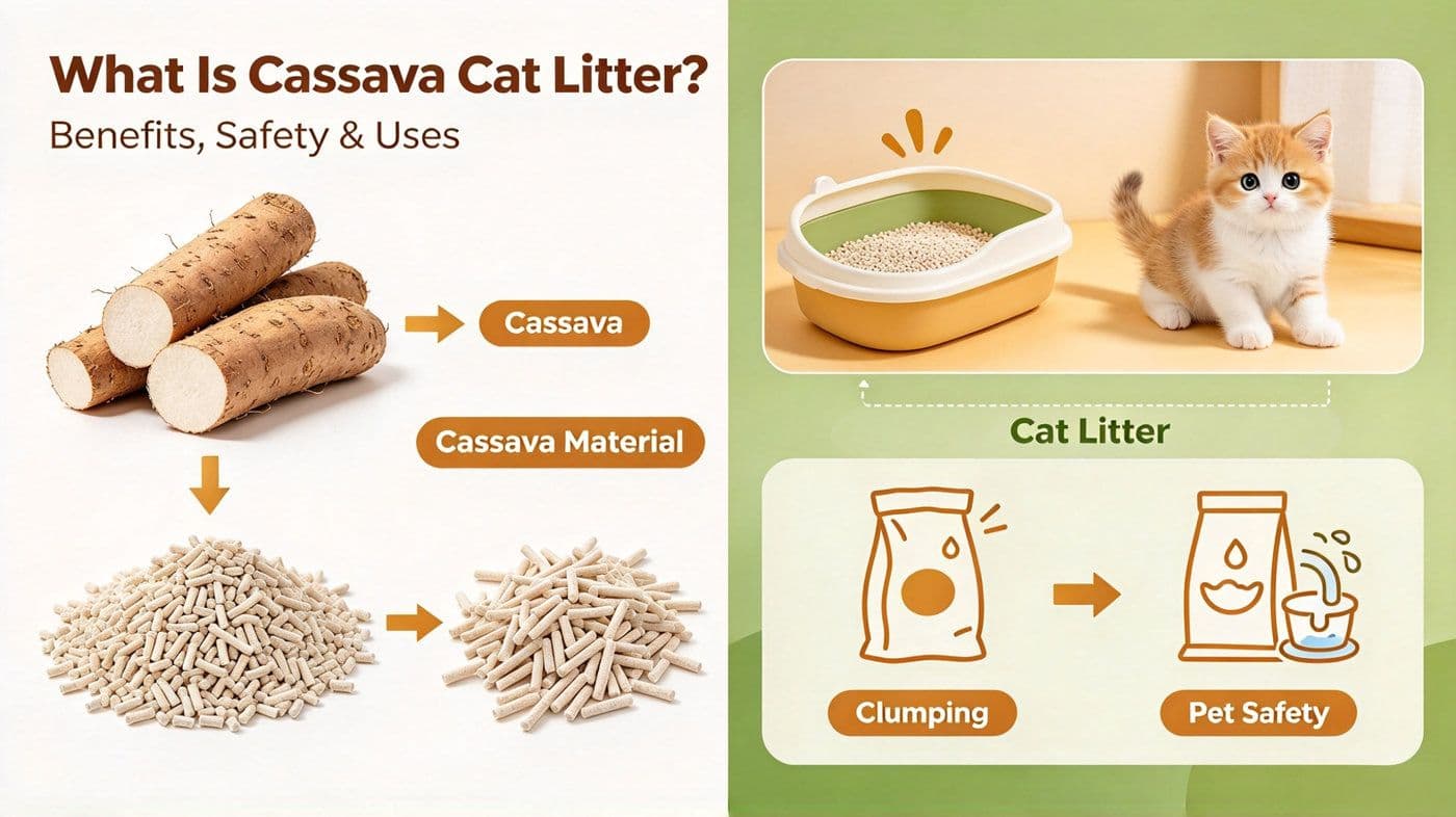 What Is Cassava Cat Litter? Benefits, Safety & Uses