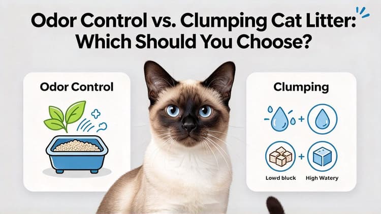 Odor Control vs. Clumping Cat Litter: Which Should You Choose?