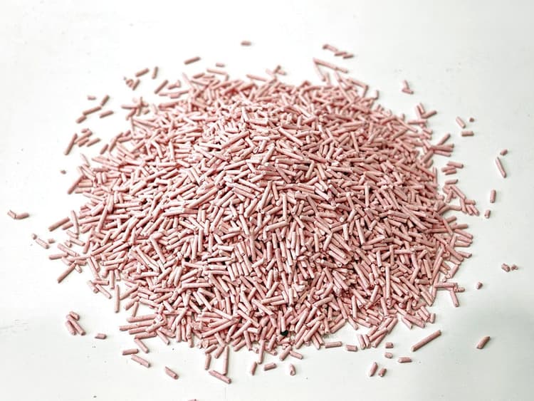 Hot Sale Eco Friendly Easy Clean Clumping Tofu Cat Litter Sand baby powder / peach