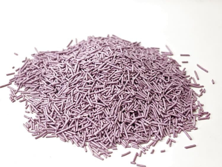 Natural strong clumping flushable dust-free Tofu cat litter Clumping Cat Litter OEM Wholesale Purple Lavender