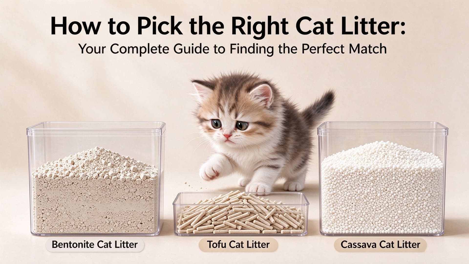 How to Pick the Right Cat Litter: Your Complete Guide to Finding the Perfect Match